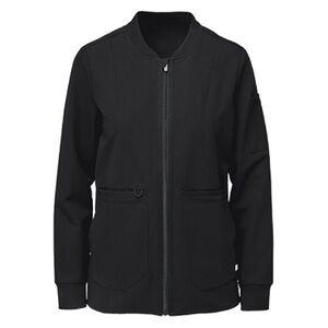 FIGS Figs Black Bellery Scrub Jacket Lab Jacket
